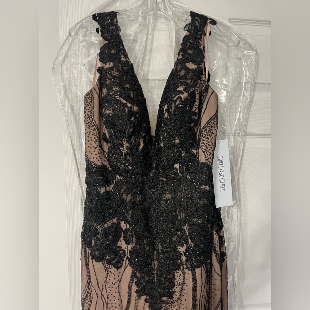 Portia and Scarlett Black Embellished Maxi Dress - Picture 4 of 6
